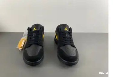  1 Air Gold' 553558-071 'Black University Jordan Low 0602